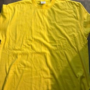 Plain yellow shirt